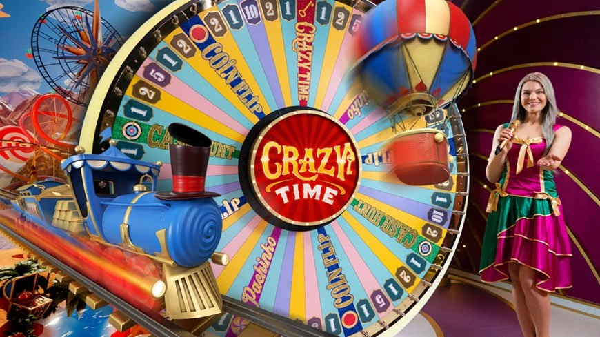 Регистрация в игре Crazy Time 