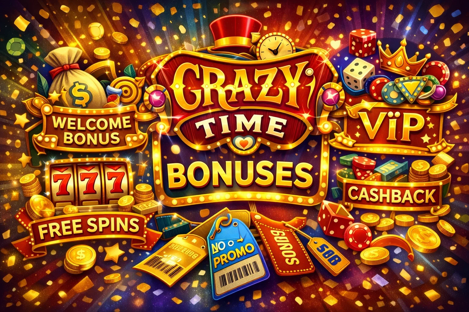 crazy time бонусы