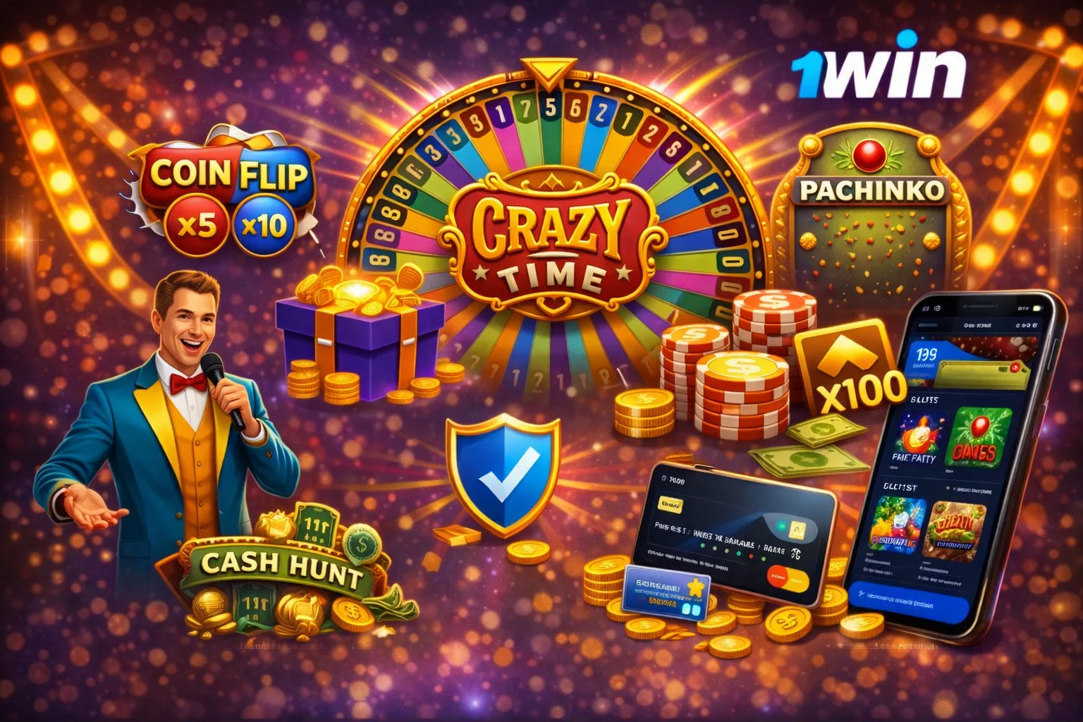 crazy time 1win casino